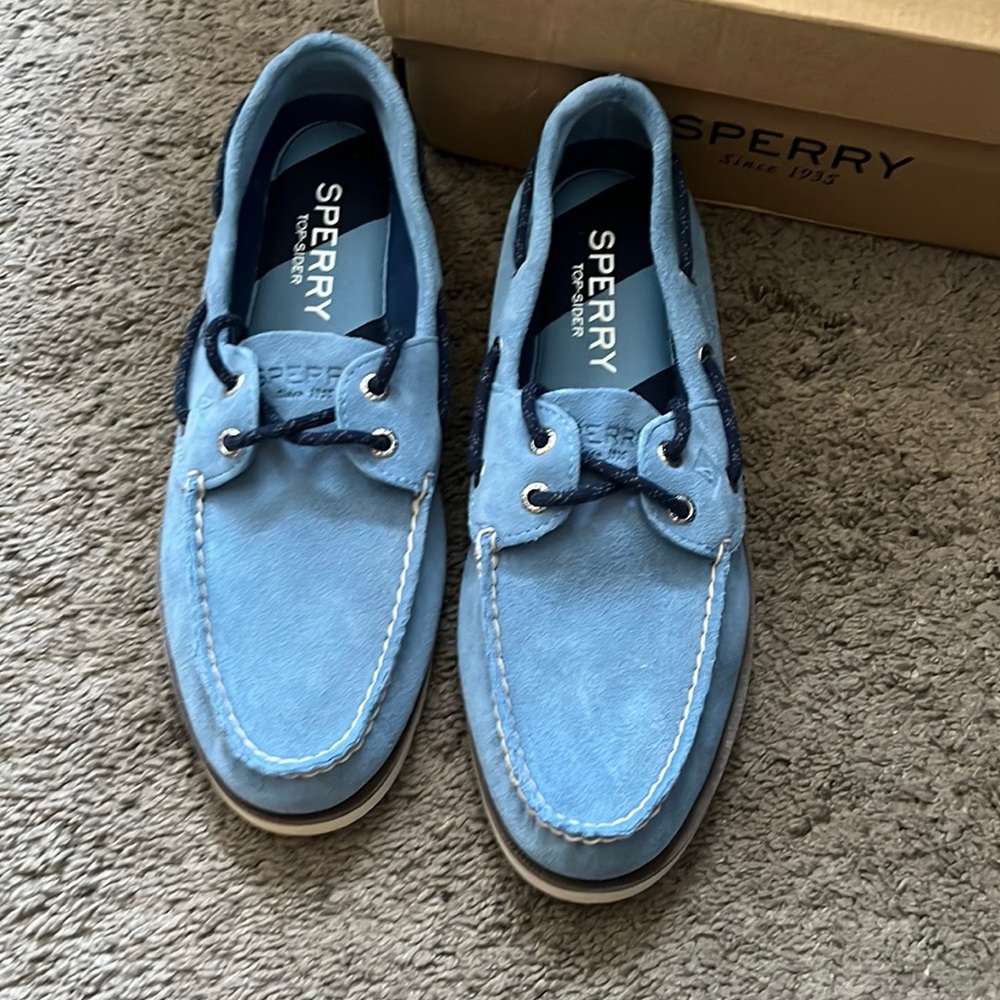 Men’s Sperry Topsider Leeward 2-Eye Suede Blue